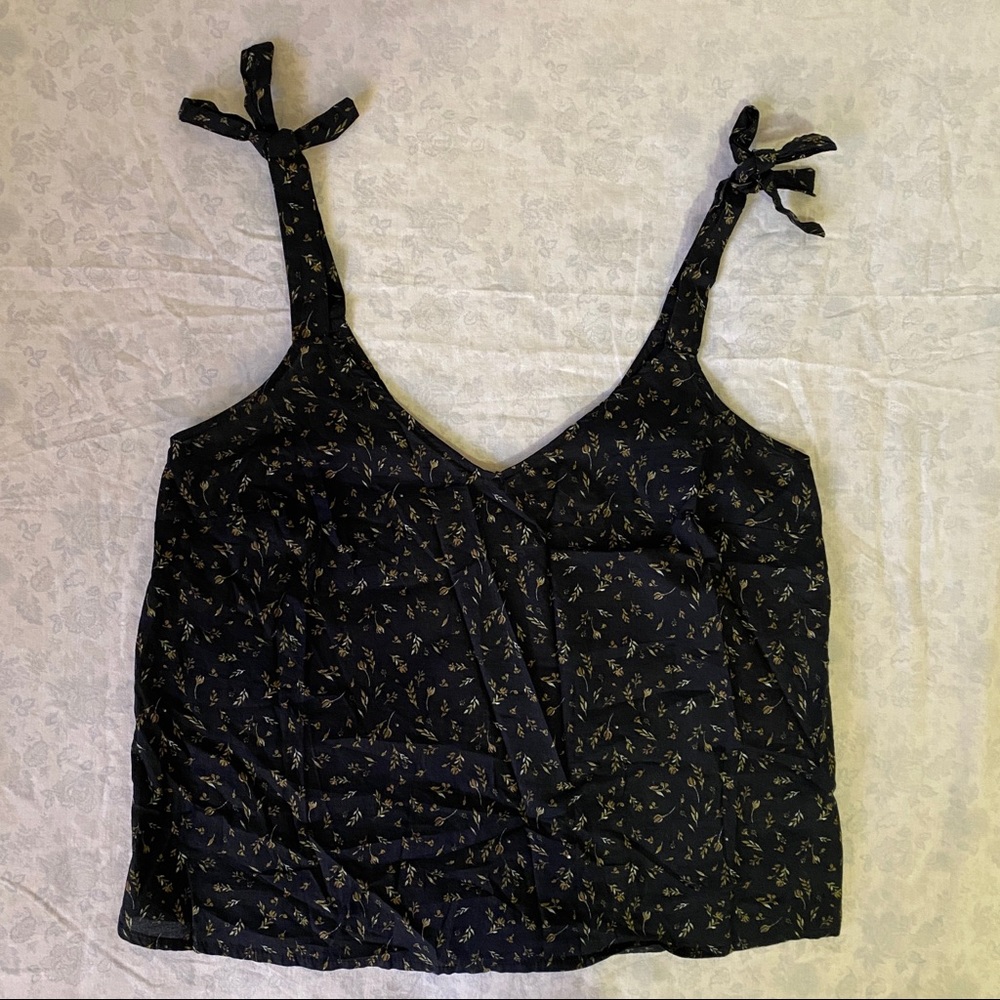 universal thread extra small navy blue tank top